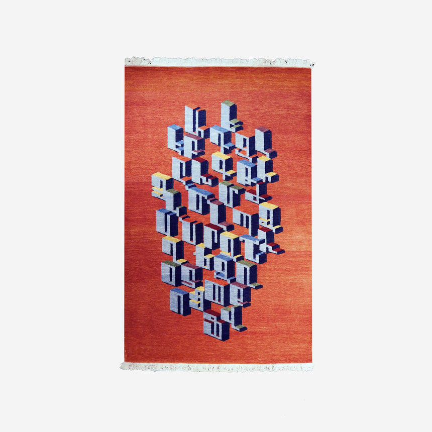 Box Alphabet Rug - Hand Made in Artsakh