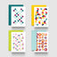 Greeting Cards Set of 8 - Pomegranates