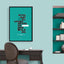 Geometric - Teal