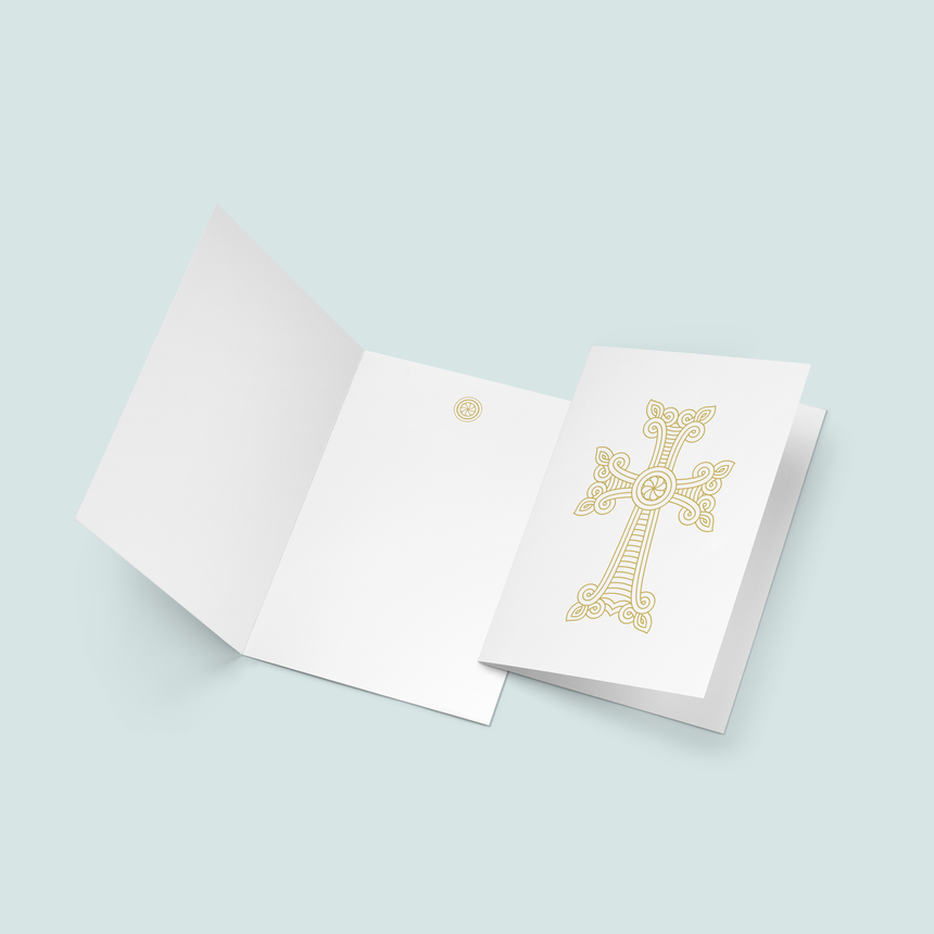 Greeting Cards Set of 2 - Armenian Cross